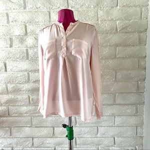 Tommy Bahama Baby Pink Blouse Size S